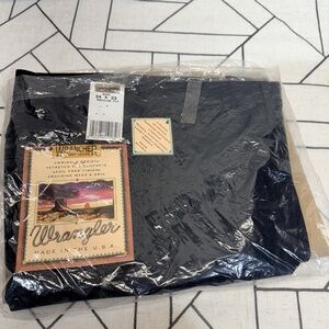 NWT Men's Wrangler Wrancher Navy 82NV Polyester Dress Pants 34x33